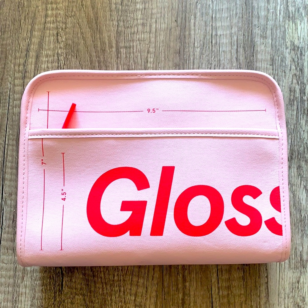 Glossier makeup bag